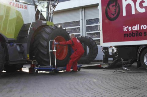bevestiging van wielen landbouw